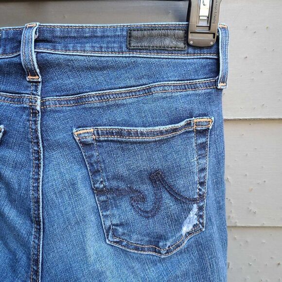 AG Adriano Goldschmied The Leggings Ankle super Skinny Jean Distressed 26R - Picture 6 of 13